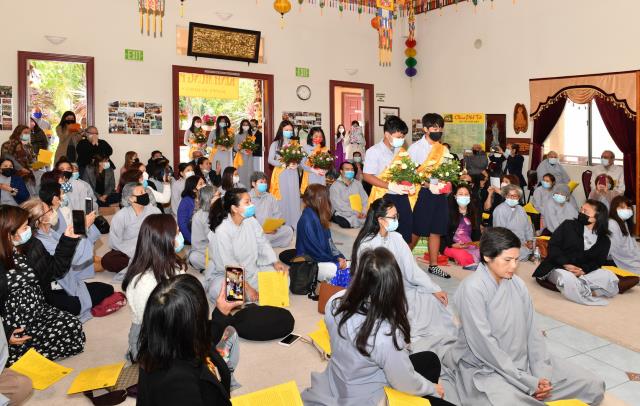 Trang nghiêm Đại lễ Phật Đản 2645 tại chùa Phổ Từ, Hayward, California, Hoa Kỳ