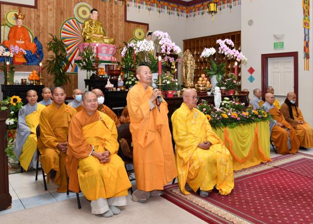 Trang nghiêm Đại lễ Phật Đản 2645 tại chùa Phổ Từ, Hayward, California, Hoa Kỳ