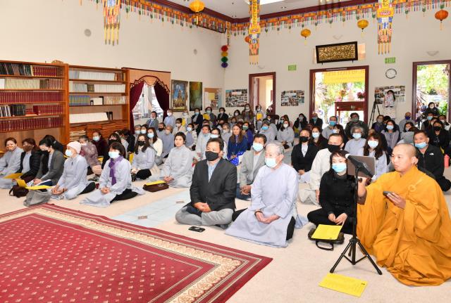 Trang nghiêm Đại lễ Phật Đản 2645 tại chùa Phổ Từ, Hayward, California, Hoa Kỳ