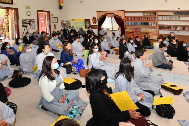 Trang nghiêm Đại lễ Phật Đản 2645 tại chùa Phổ Từ, Hayward, California, Hoa Kỳ