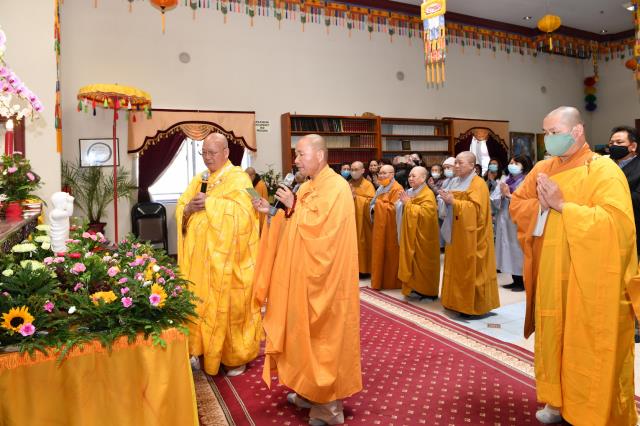Trang nghiêm Đại lễ Phật Đản 2645 tại chùa Phổ Từ, Hayward, California, Hoa Kỳ