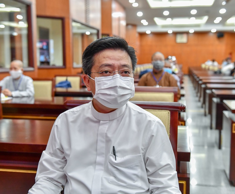 TP.HCM: 80 Tăng Ni và Phật tử tham dự Lễ xuất quân đợt 1, tình nguyện phục vụ tại các bệnh viện dã chiến và phục hồi Covid-19