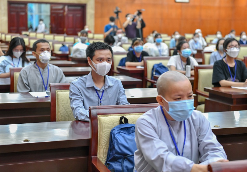 TP.HCM: 80 Tăng Ni và Phật tử tham dự Lễ xuất quân đợt 1, tình nguyện phục vụ tại các bệnh viện dã chiến và phục hồi Covid-19