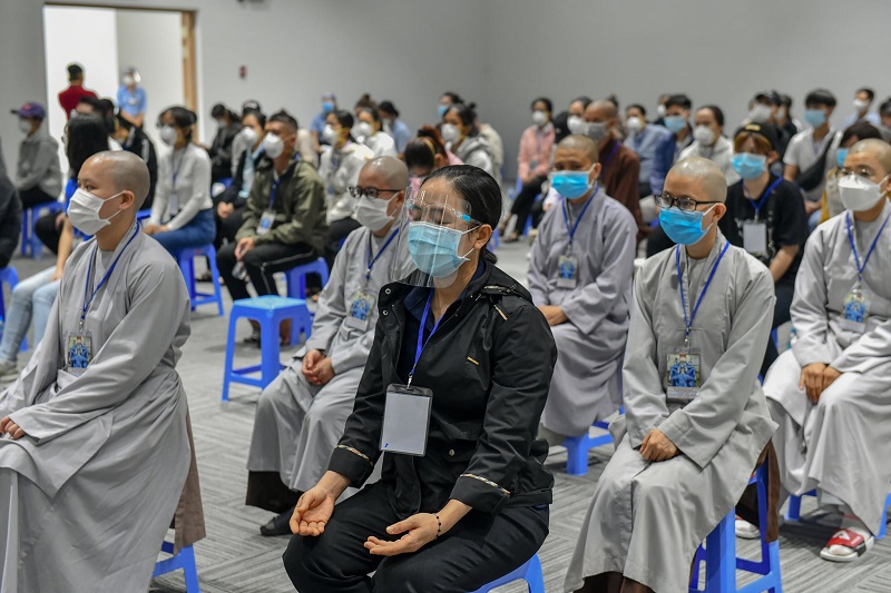 TP.HCM: 80 Tăng Ni và Phật tử tham dự Lễ xuất quân đợt 1, tình nguyện phục vụ tại các bệnh viện dã chiến và phục hồi Covid-19