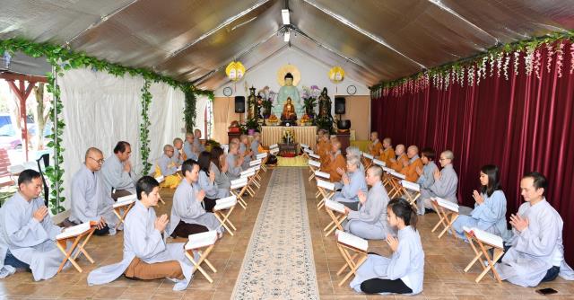 Trang Nghiêm Khóa Tu “Kiết Thu Tịnh Trụ” Năm 2021 Tại Tu Viện Huyền Không, San Jose, Hoa Kỳ