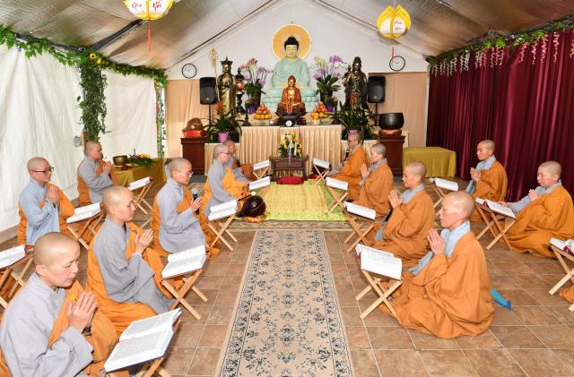 Trang Nghiêm Khóa Tu “Kiết Thu Tịnh Trụ” Năm 2021 Tại Tu Viện Huyền Không, San Jose, Hoa Kỳ