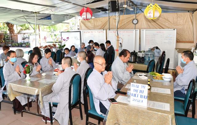 Trang Nghiêm Khóa Tu “Kiết Thu Tịnh Trụ” Năm 2021 Tại Tu Viện Huyền Không, San Jose, Hoa Kỳ