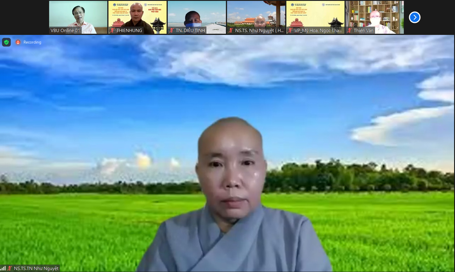 Lễ Bế mạc Hội thảo online “Giáo hội Phật giáo Việt Nam: 40 năm hội nhập và phát triển cùng đất nước”