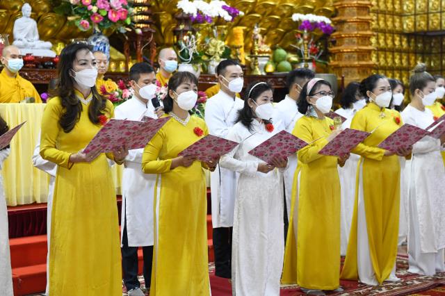 Lễ hằng thuận của chú rể Thành Nhân (PD. Chiếu Tài) và cô dâu Huyền Trang (PD. Giác Minh Nhã)