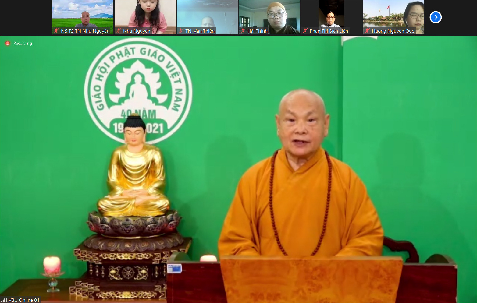 Khai mạc Hội thảo online “Giáo hội Phật giáo Việt Nam: 40 năm hội nhập và phát triển cùng đất nước”
