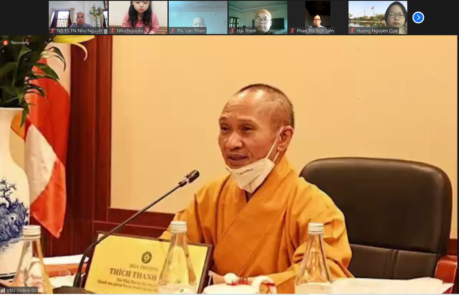 Khai mạc Hội thảo online “Giáo hội Phật giáo Việt Nam: 40 năm hội nhập và phát triển cùng đất nước”