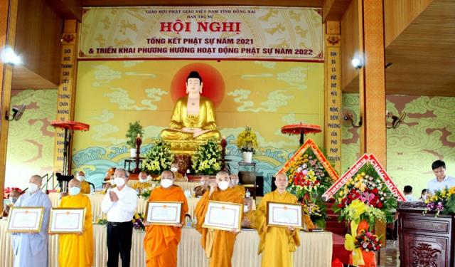 Đồng Nai: Hội nghị tổng kết công tác Phật sự 2021