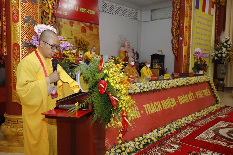 Đồng Tháp: Đại Đức Thích Phước Huệ - Tân Trưởng Ban Phật Giáo Huyện Tam Nông NK 2021 - 2026