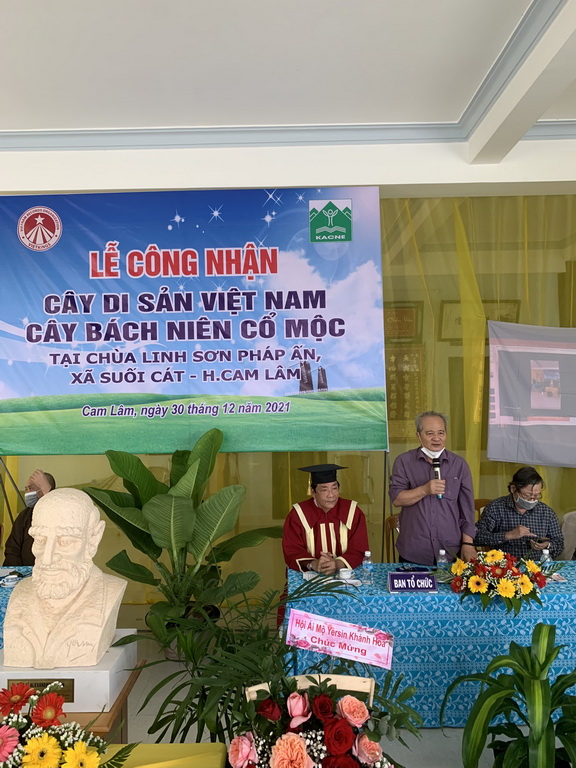 Khánh Hòa: Trao bằng công nhận cây di sản tại chùa Linh Sơn Pháp Ấn