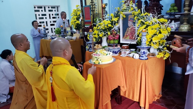 Chùa Bảo Phước cúng rằm Hạ nguyên - tưởng niệm Tiểu tường cố Hòa thượng Thích Ngộ Tánh.