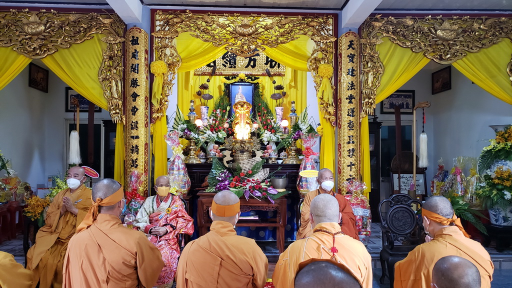 Trang nghiêm lễ Tiểu tường Trưởng lão Hòa thượng Thích Ngộ Tánh