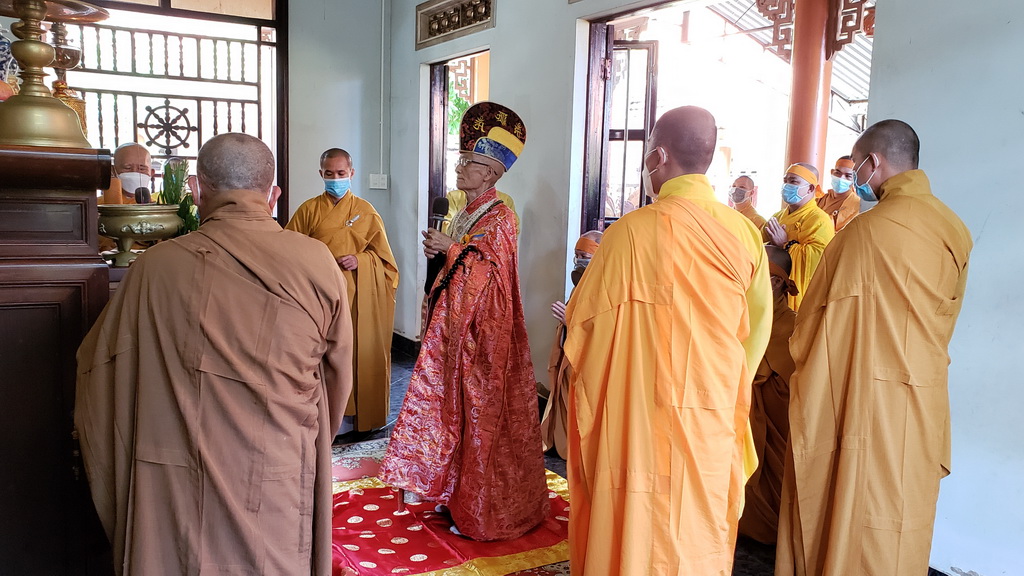 Trang nghiêm lễ Tiểu tường Trưởng lão Hòa thượng Thích Ngộ Tánh