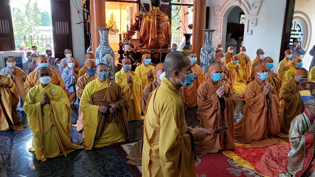 Trang nghiêm lễ Tiểu tường Trưởng lão Hòa thượng Thích Ngộ Tánh