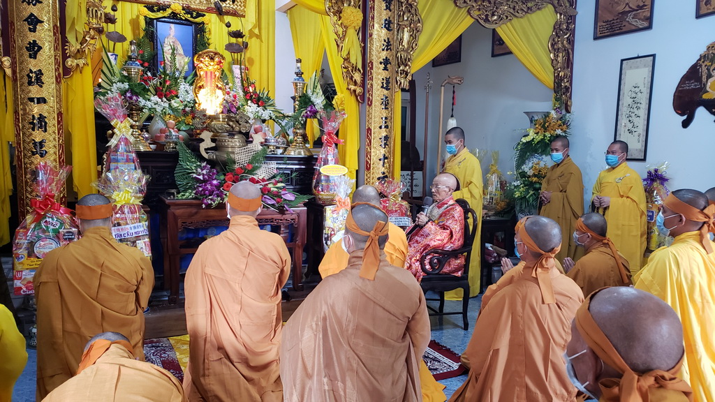 Trang nghiêm lễ Tiểu tường Trưởng lão Hòa thượng Thích Ngộ Tánh