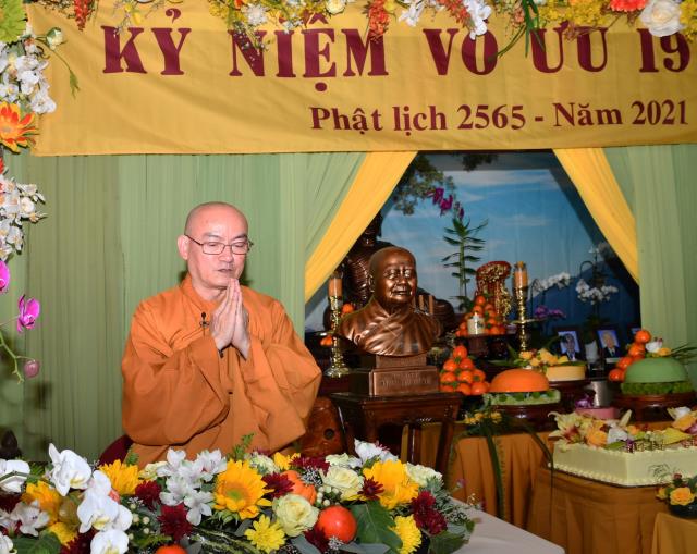 Thiền Viện Vô Ưu, California (Hoa Kỳ): Kỷ Niệm Sinh Nhật Lần Thứ 19
