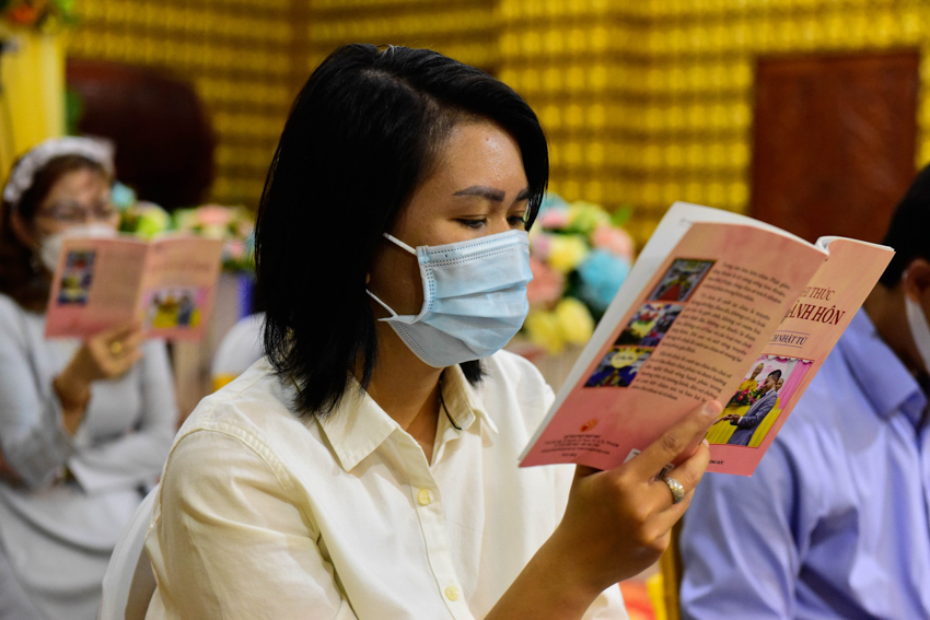&quot;Hôn lễ dưới đài sen&quot; của chú rể Minh Trang và cô dâu Mai Ca