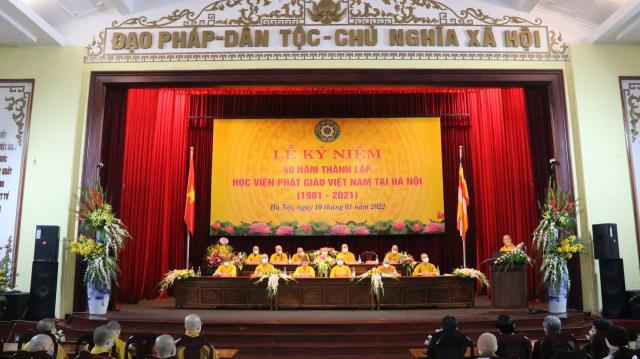 Học Viện PGVN Tại Hà Nội Kỷ Niệm 40 Năm Ngày Thành Lập