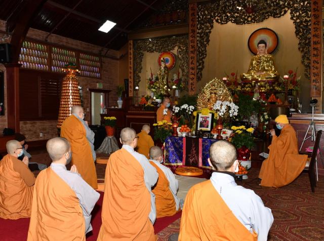 Chùa An Lạc, San Jose (Hoa Kỳ) Tổ Chức Lễ Tưởng Niệm Thiền Sư Thích Nhất Hạnh