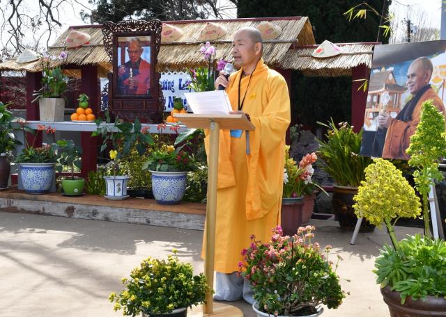 Chùa Phổ Từ, Hayward, Hoa Kỳ, Tổ Chức Lễ Chung Thất - Tưởng Niệm Thiền Sư Thích Nhất Hạnh