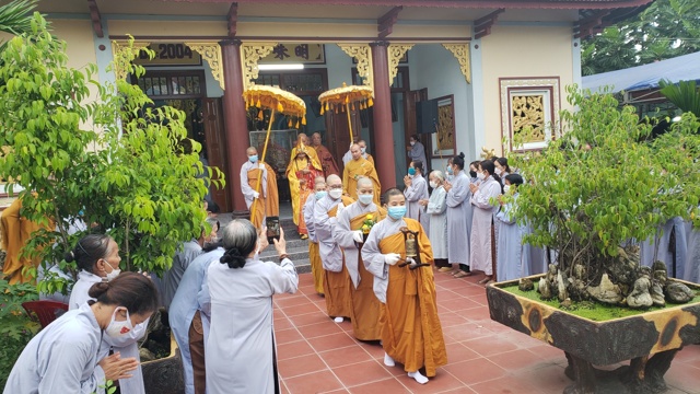 Khánh Hòa: Lễ nhập kim quan cố Ni trưởng Thích nữ Như Minh.