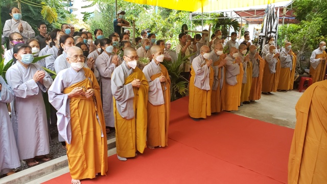 Khánh Hòa: Lễ nhập kim quan cố Ni trưởng Thích nữ Như Minh.