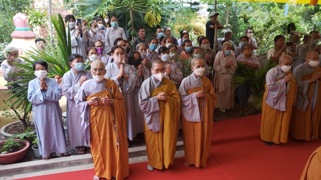 Khánh Hòa: Lễ nhập kim quan cố Ni trưởng Thích nữ Như Minh.