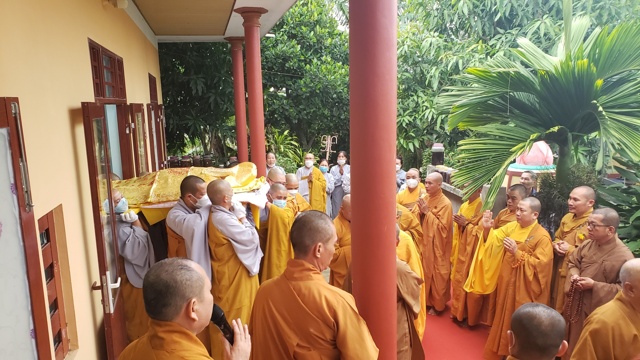 Khánh Hòa: Lễ nhập kim quan cố Ni trưởng Thích nữ Như Minh.