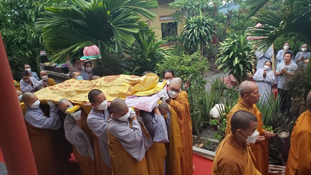 Khánh Hòa: Lễ nhập kim quan cố Ni trưởng Thích nữ Như Minh.