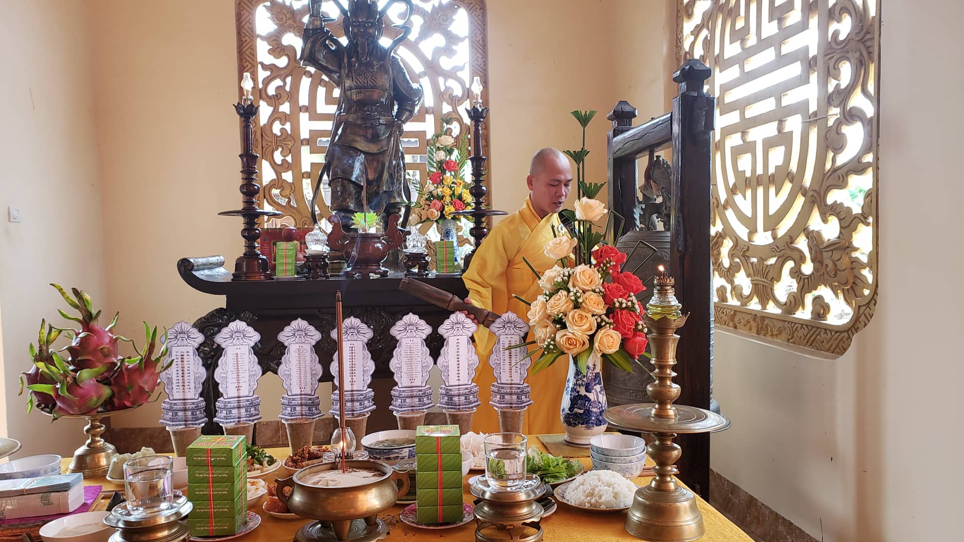 Chùa Phước Lễ tổ chức trai đàn chẩn tế