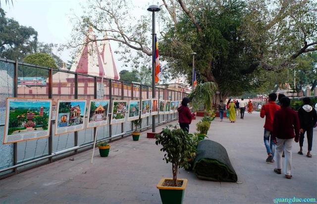 165 hình ảnh chùa Việt Nam triển lãm tại Đại lễ trùng tụng Tam Tạng Thánh Điển Pali Quốc tế lần thứ 17 tại Bồ Đề Đạo Tràng, Ấn Độ