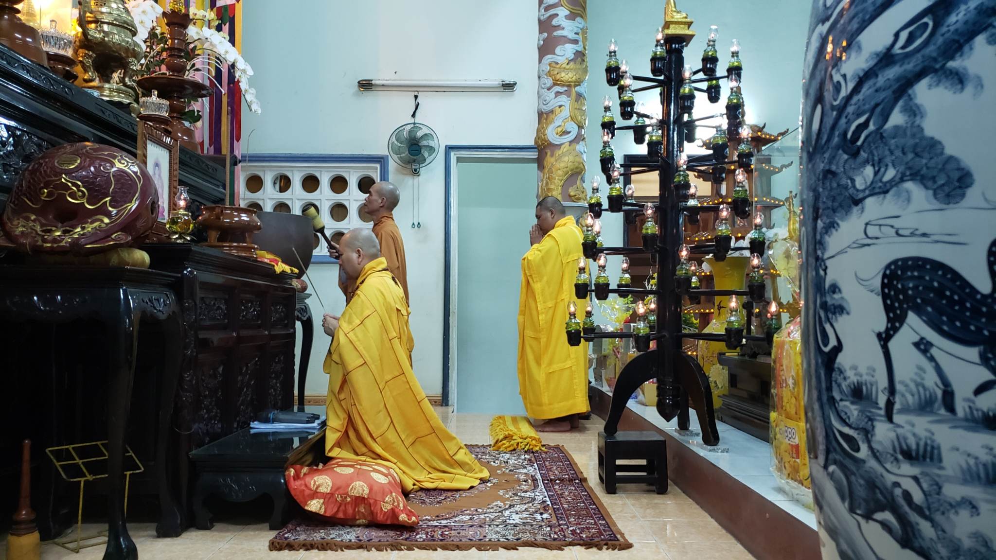 Khánh Hòa: Khóa lễ cầu an đầu năm Quý Mão tại chùa Đức Hòa.
