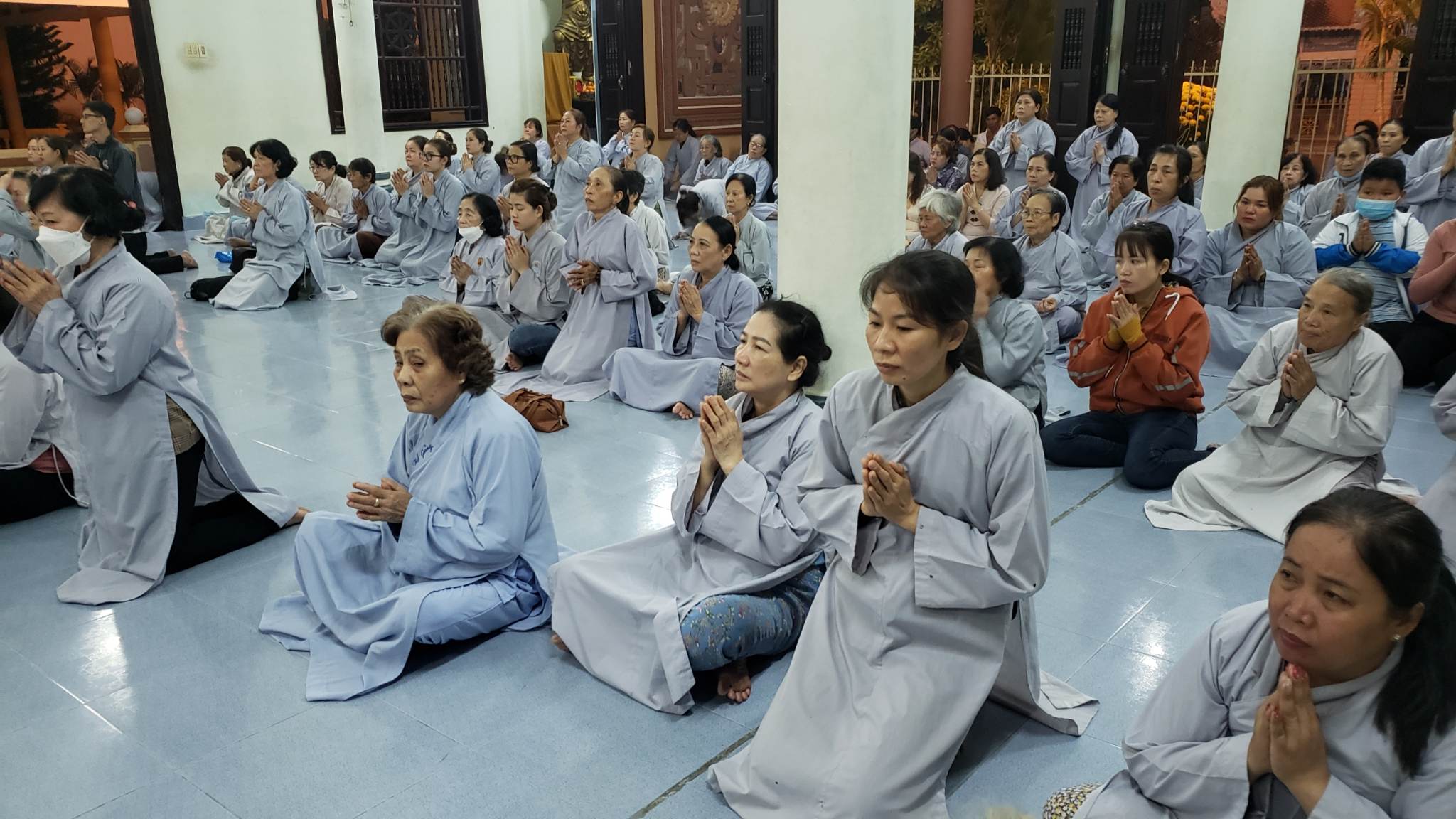 Khánh Hòa: Khóa lễ cầu an đầu năm Quý Mão tại chùa Đức Hòa.