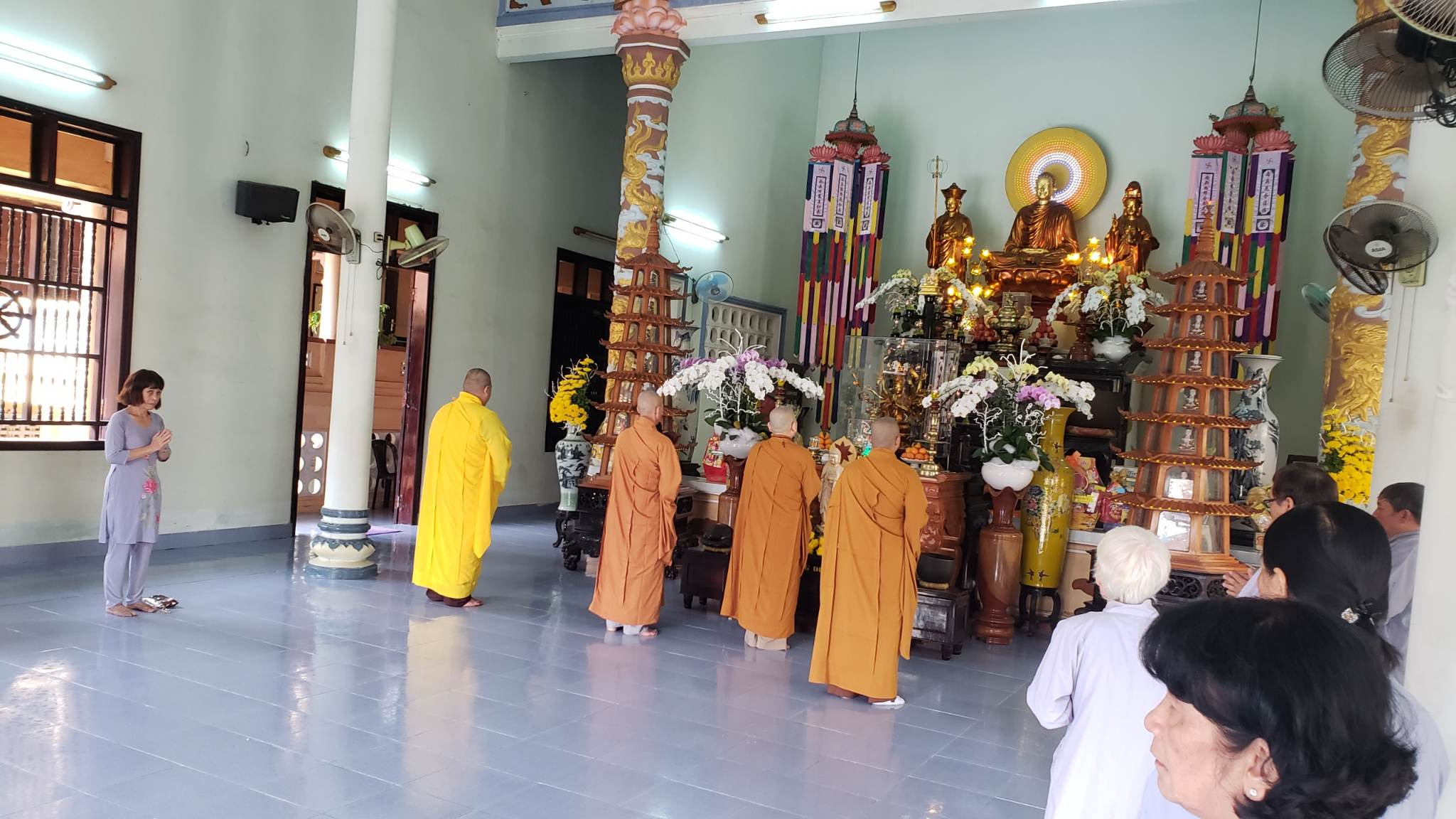 Khánh Hòa: Khóa lễ cầu an đầu năm Quý Mão tại chùa Đức Hòa.