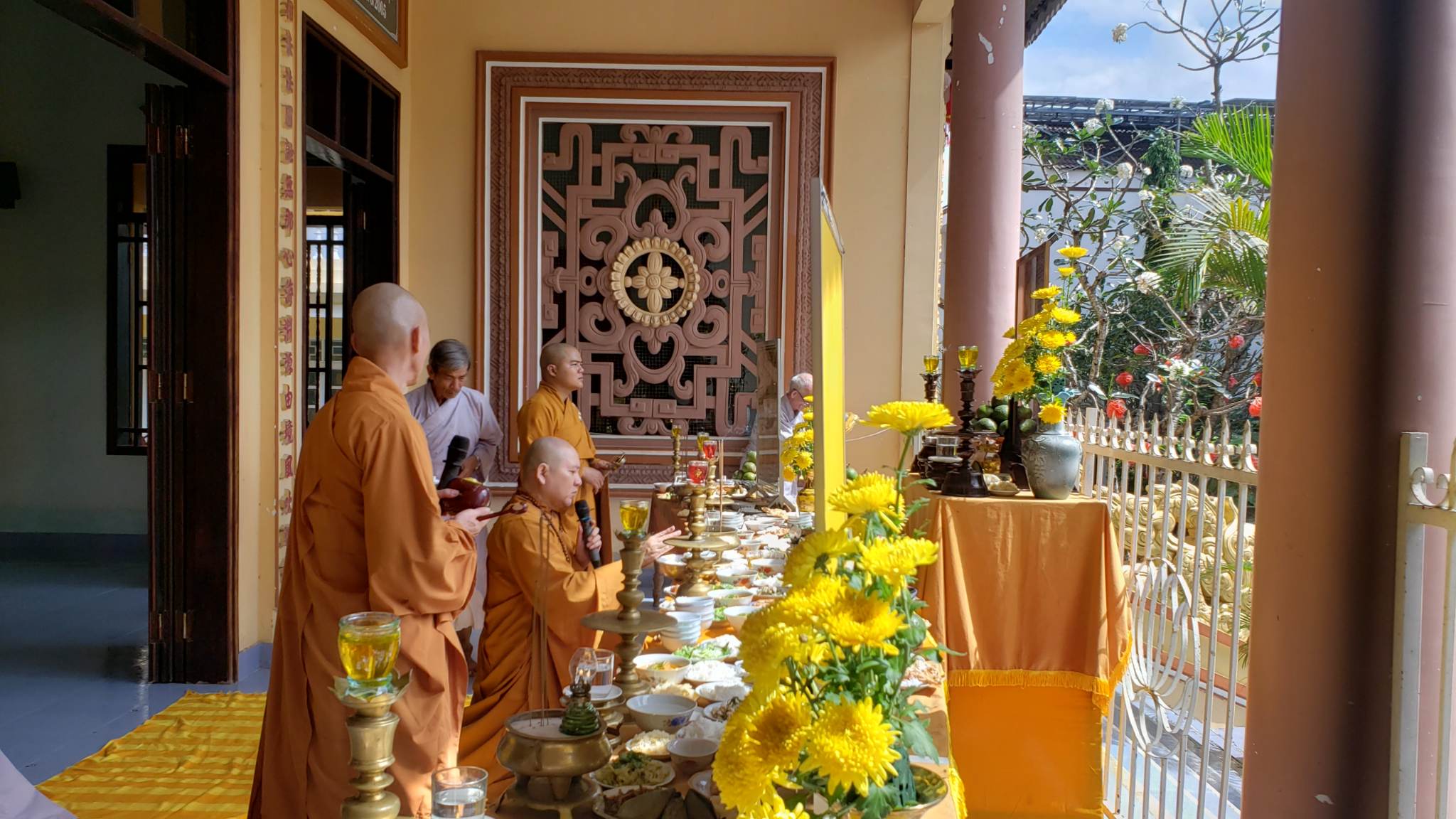 Khánh Hòa: Khóa lễ cầu an đầu năm Quý Mão tại chùa Đức Hòa.