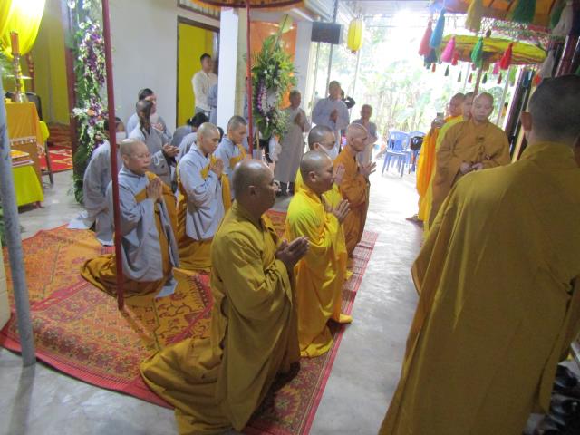 Lễ nhập kim quan Hoà thượng Thích Tịnh Hậu