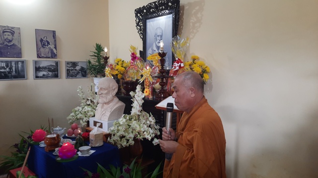 Chùa Linh Sơn Pháp Ấn tưởng niệm 80 ngày mất của bác sĩ Alexandre Yersin