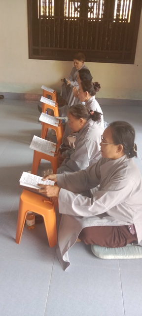 Khoá tu Bát quan trai đầu năm tại chùa Đức Hoà
