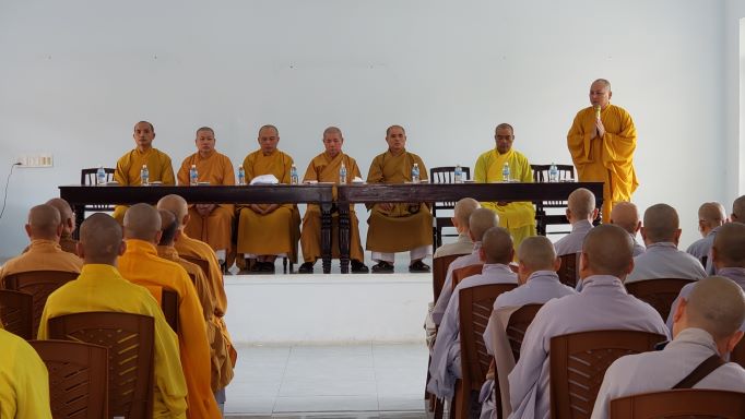 Khánh Hoà: Ban Trị sự Phật giáo tỉnh thăm trường hạ tại thị xã Ninh Hoà