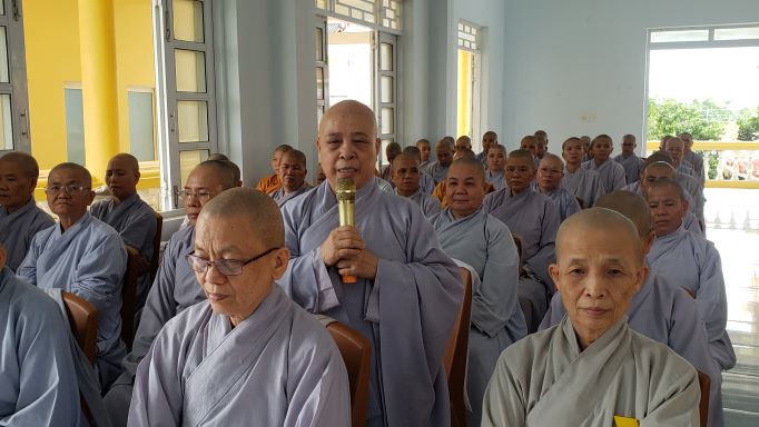 Khánh Hoà: Ban Trị sự Phật giáo tỉnh thăm trường hạ tại thị xã Ninh Hoà
