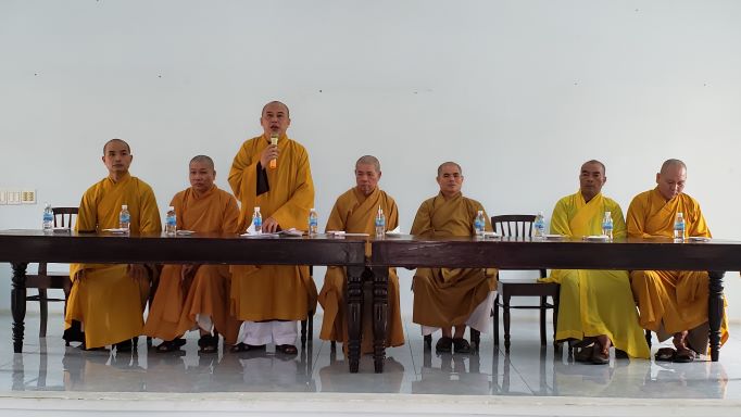 Khánh Hoà: Ban Trị sự Phật giáo tỉnh thăm trường hạ tại thị xã Ninh Hoà
