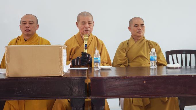 Khánh Hoà: Ban Trị sự Phật giáo tỉnh thăm trường hạ tại thị xã Ninh Hoà