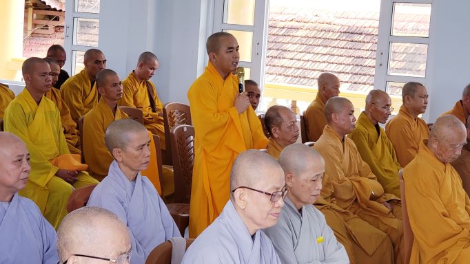 Khánh Hoà: Ban Trị sự Phật giáo tỉnh thăm trường hạ tại thị xã Ninh Hoà