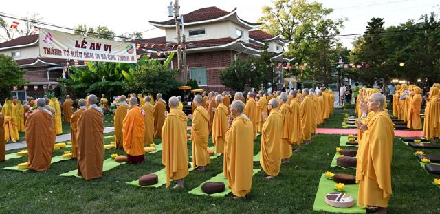Chùa An Lạc, Indiana, Hoa Kỳ long trọng tổ chức Đại lễ An vị Thánh Tổ Kiều Đàm Di và chư Thánh Ni vào lúc 18h ngày 09/9/2023