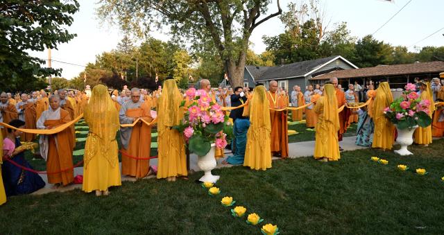 Chùa An Lạc, Indiana, Hoa Kỳ long trọng tổ chức Đại lễ An vị Thánh Tổ Kiều Đàm Di và chư Thánh Ni vào lúc 18h ngày 09/9/2023