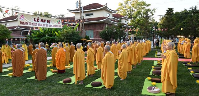 Chùa An Lạc, Indiana, Hoa Kỳ long trọng tổ chức Đại lễ An vị Thánh Tổ Kiều Đàm Di và chư Thánh Ni vào lúc 18h ngày 09/9/2023